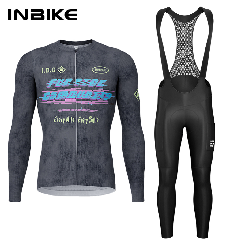 Cycling Gear Jersey - INBIKE Set da ciclismo primavera autunno